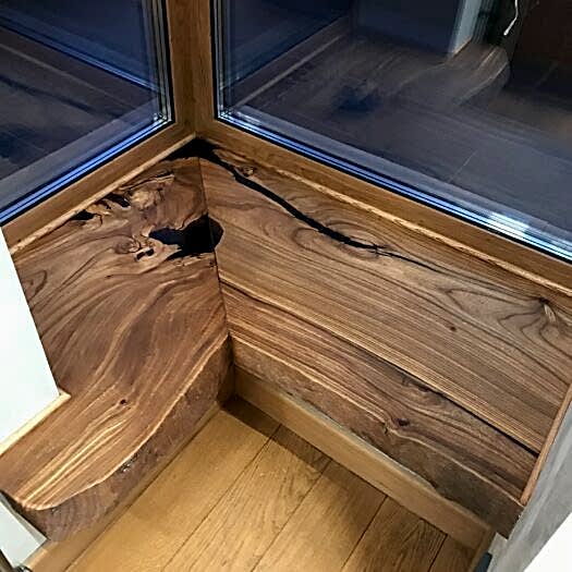 Фото 2 - Подоконник из цельного слэба карагача
